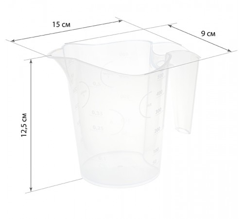 M 1200 - Кувшин мерный 0,5 л