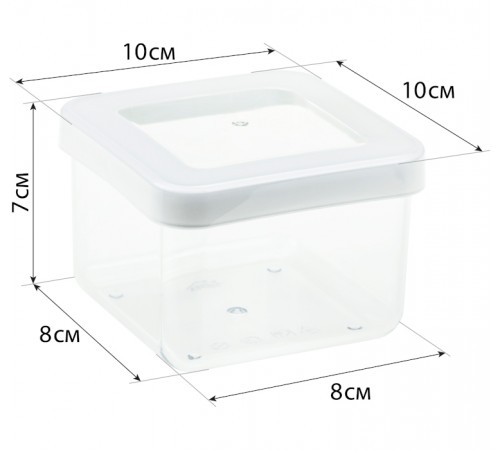 М 1290 - Ёмкость для сыпучих продуктов СТЕП 10×10×7 см