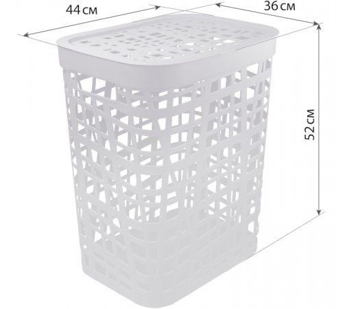 М 2619 - Корзина для белья ХАОС 55 л